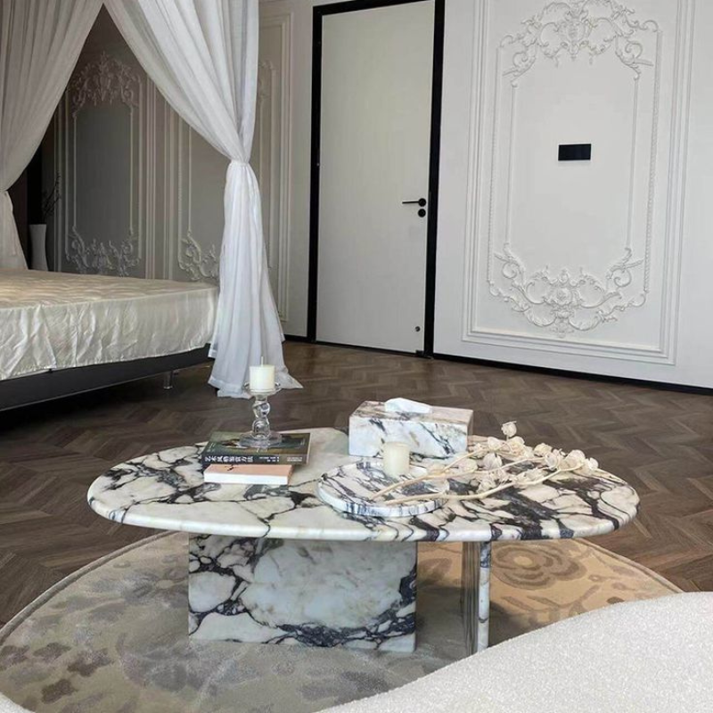 Marble Center Table Design
